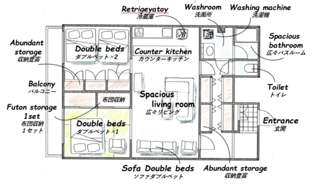 Harmonia東京堀切 10名定員90平米の広いcondominium Tokio